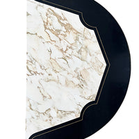 Demi-lune Marble Formica Surface