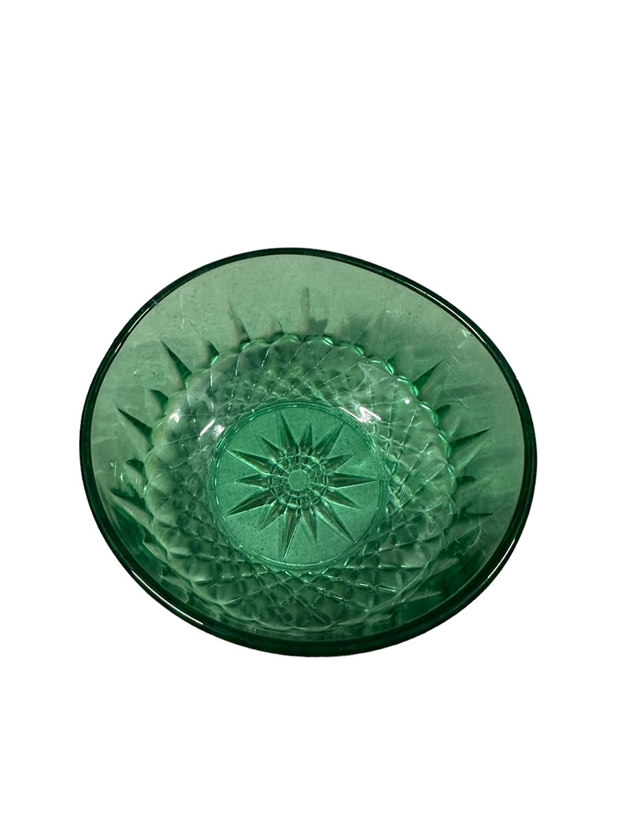 Green Crystal Dish