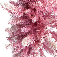 Pink Flocked Christmas Tree