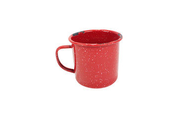 Red Enamel Mug