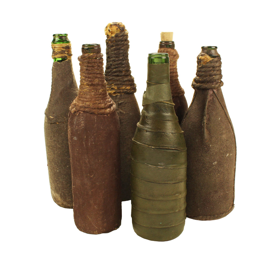 Leather Wrapped Bottles
