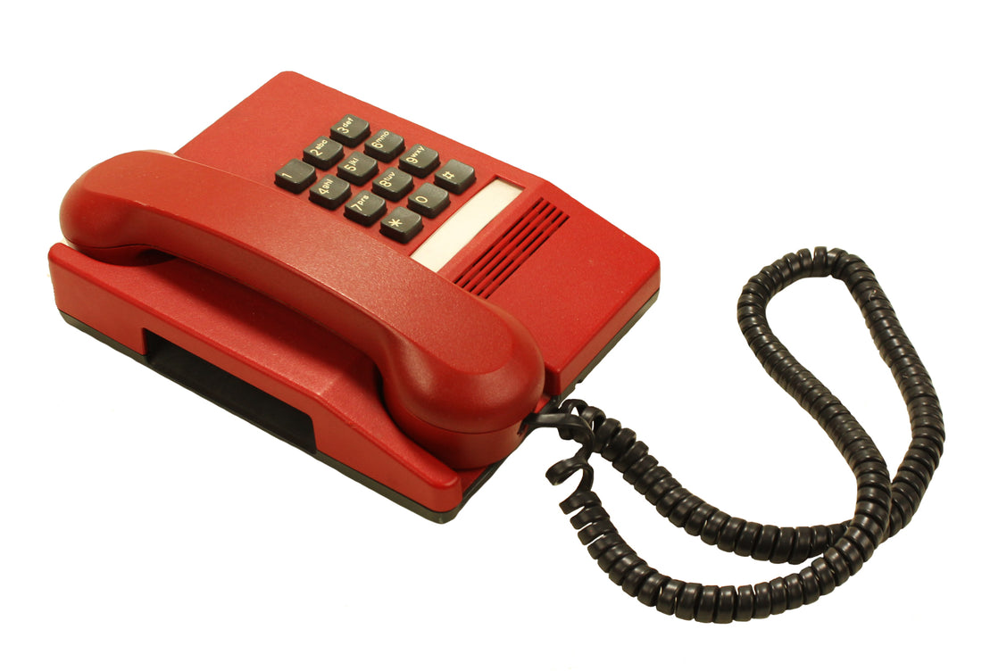Red Touch Tone Phone
