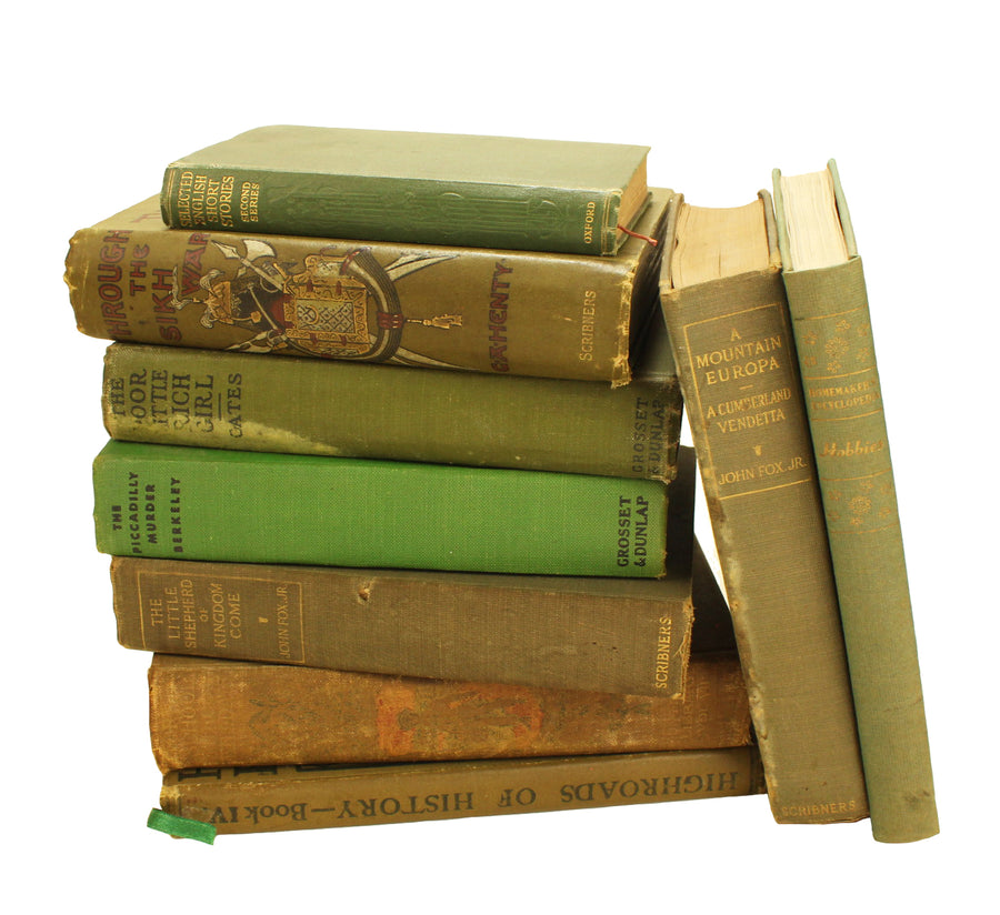 Green Clothbound Books