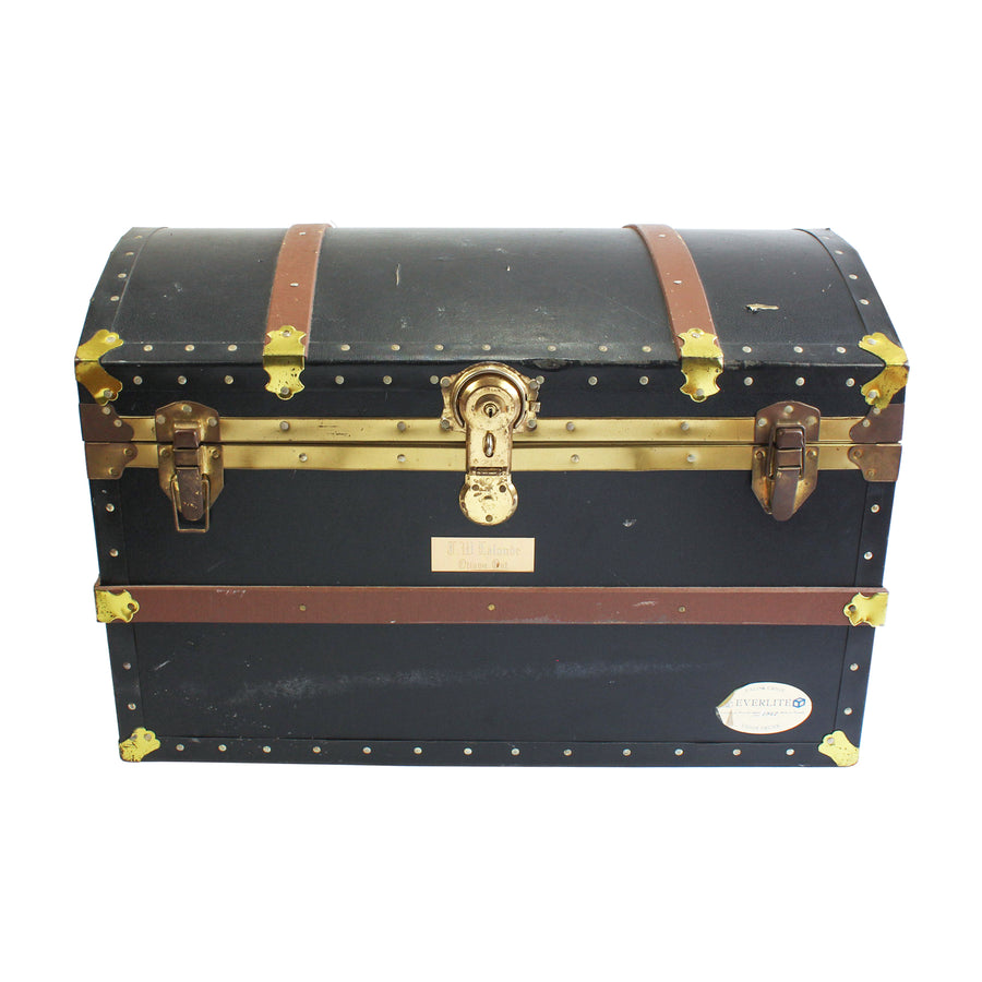 Navy Dome Top Trunk
