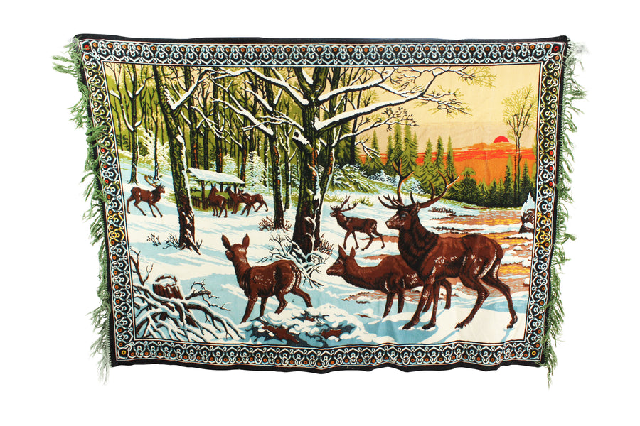 Winter Wildlife Tapestry