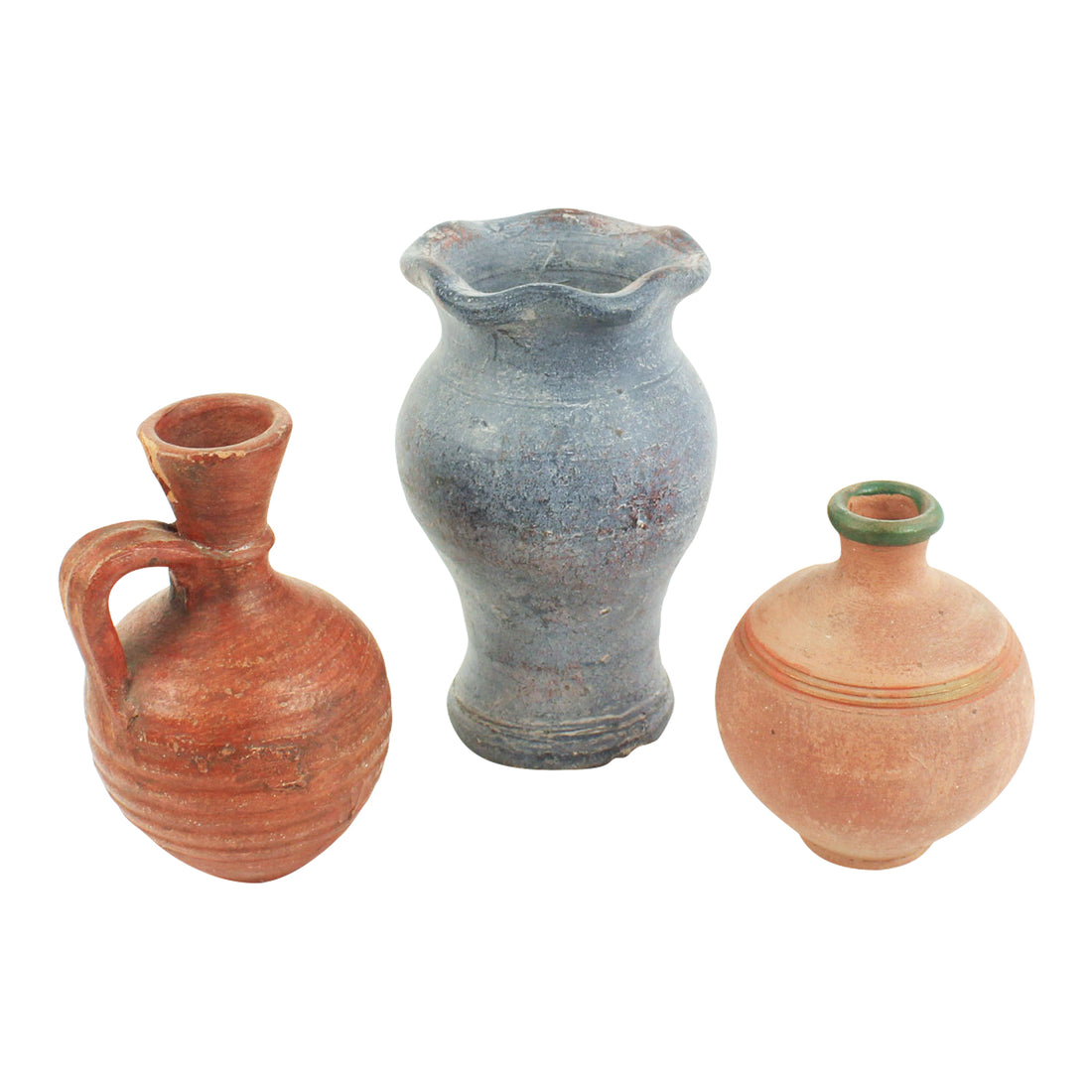 Small Earthenware Jug + Vases
