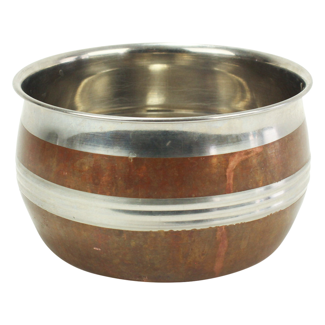Stainless Steel + Copper Bowl