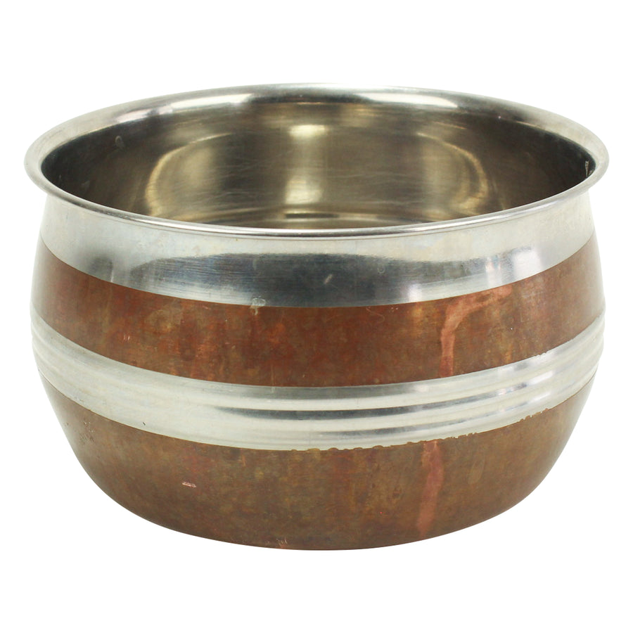 Stainless Steel + Copper Bowl
