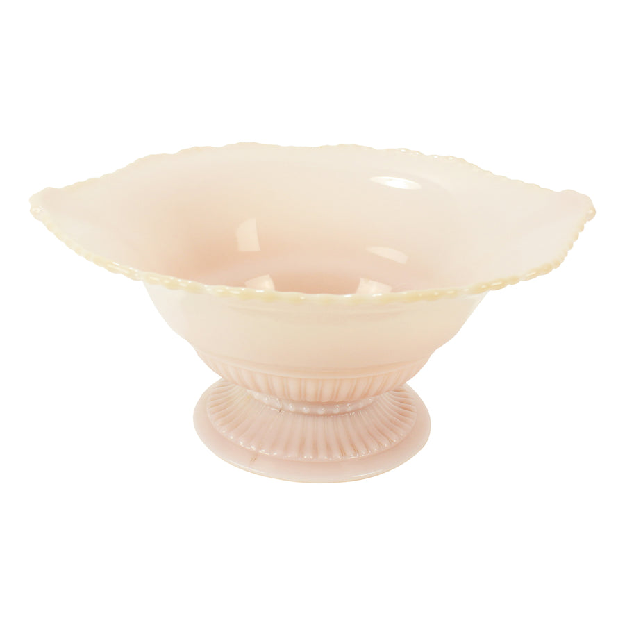 Pink Milkglass Bowl