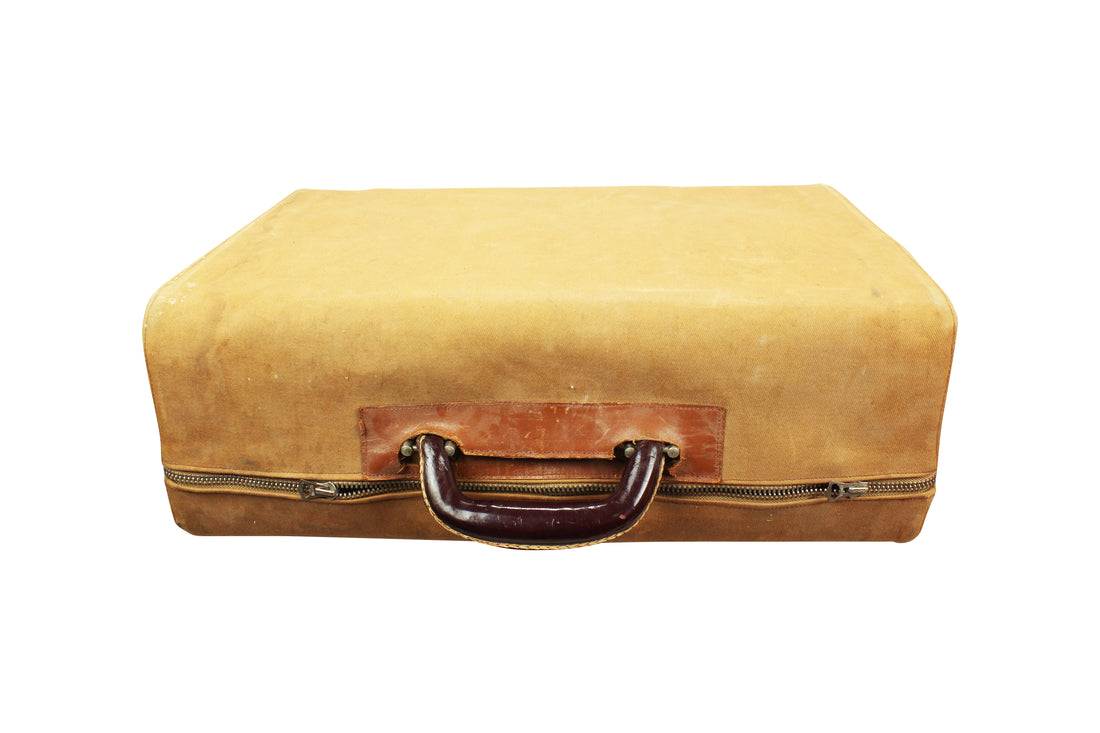Canvas Wrapped Suitcase