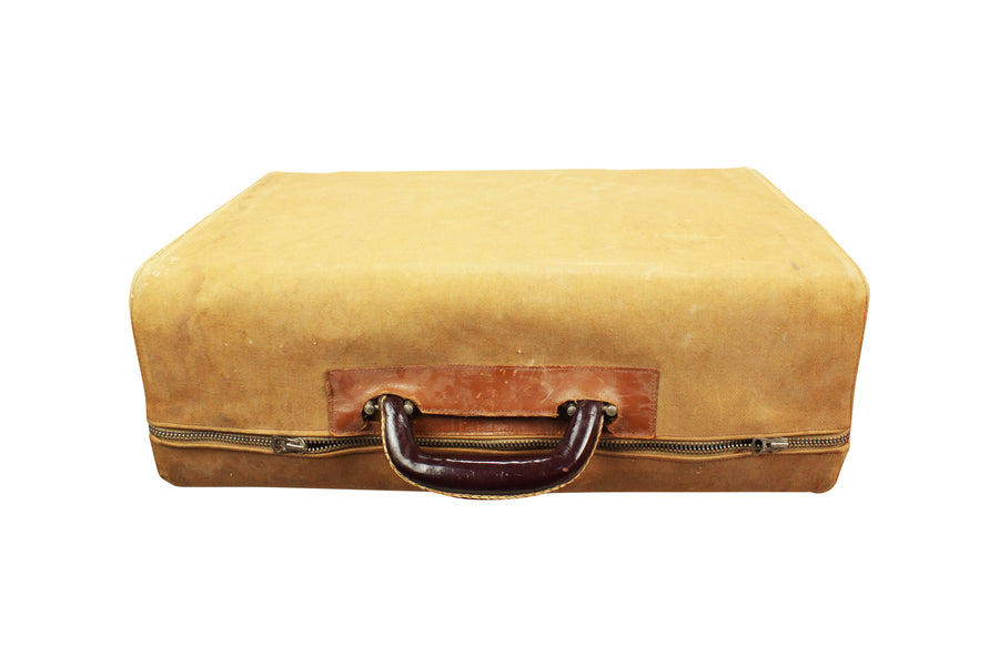 Canvas Wrapped Suitcase