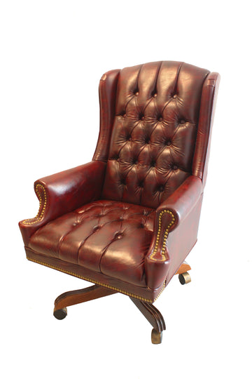 Tufted Leather Chair