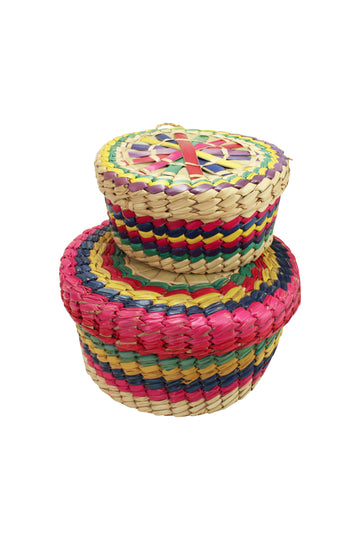 Multi-Coloured Basket Boxes