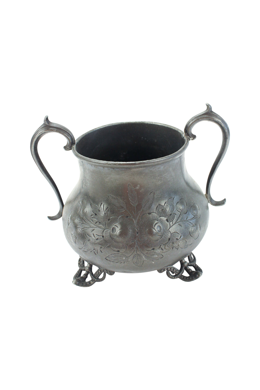 Pewter Dish With Handles