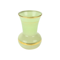 Green + Gold Vase