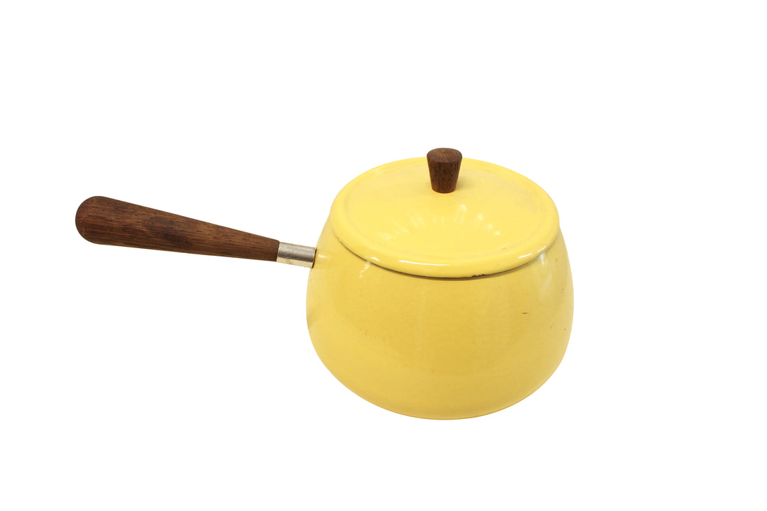 Yellow Enamel Pot