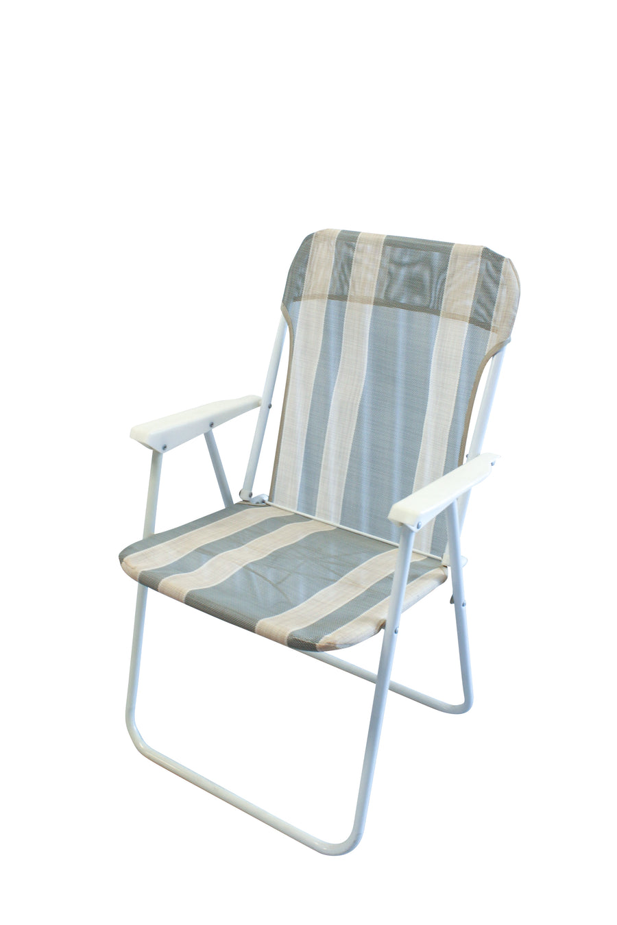 Striped Folding Lawn Chair
