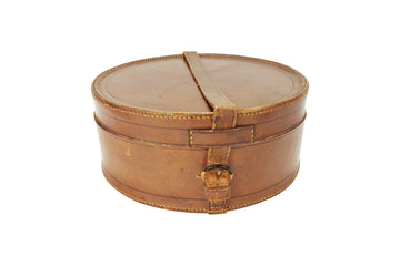 Leather Hat Box