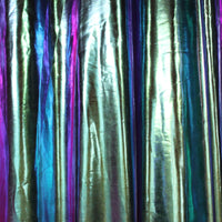 Iridescent Blue Disco Curtain