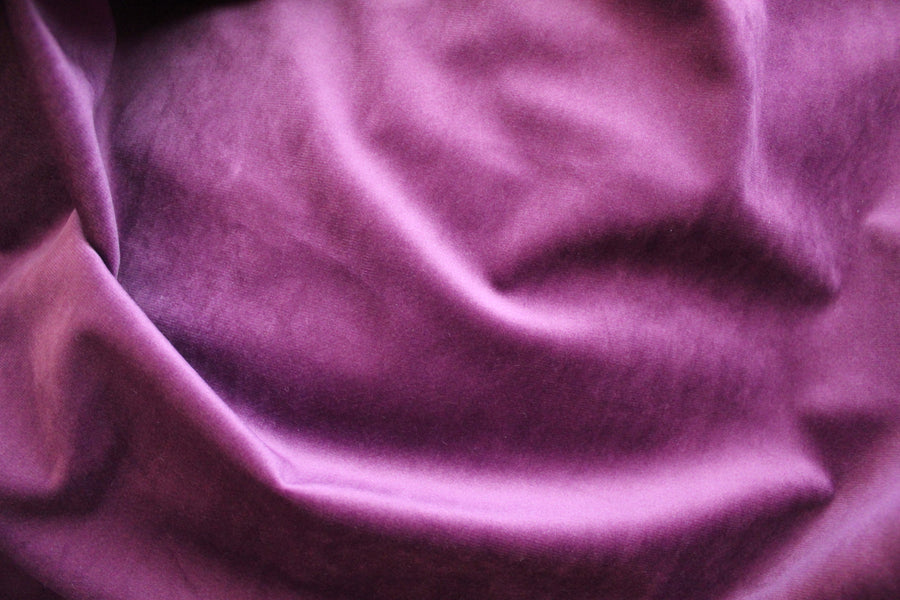 Grape Velvet Curtain