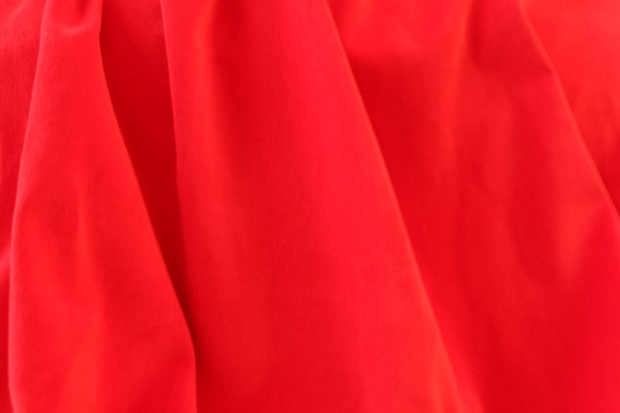 Flame Scarlet Velvet Curtain