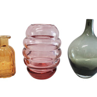 Coloured Glass Vases