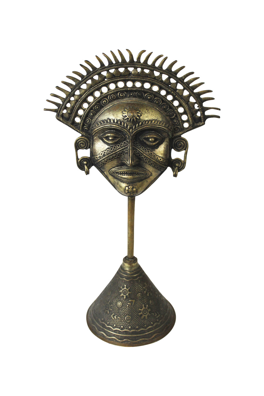 Tribal Mask On Stand