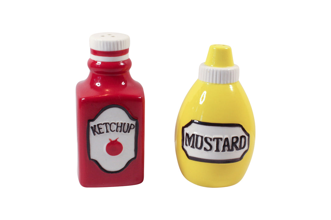 Ketchup + Mustard Shakers
