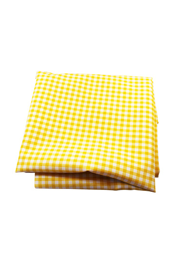 Yellow Gingham Tablecloth