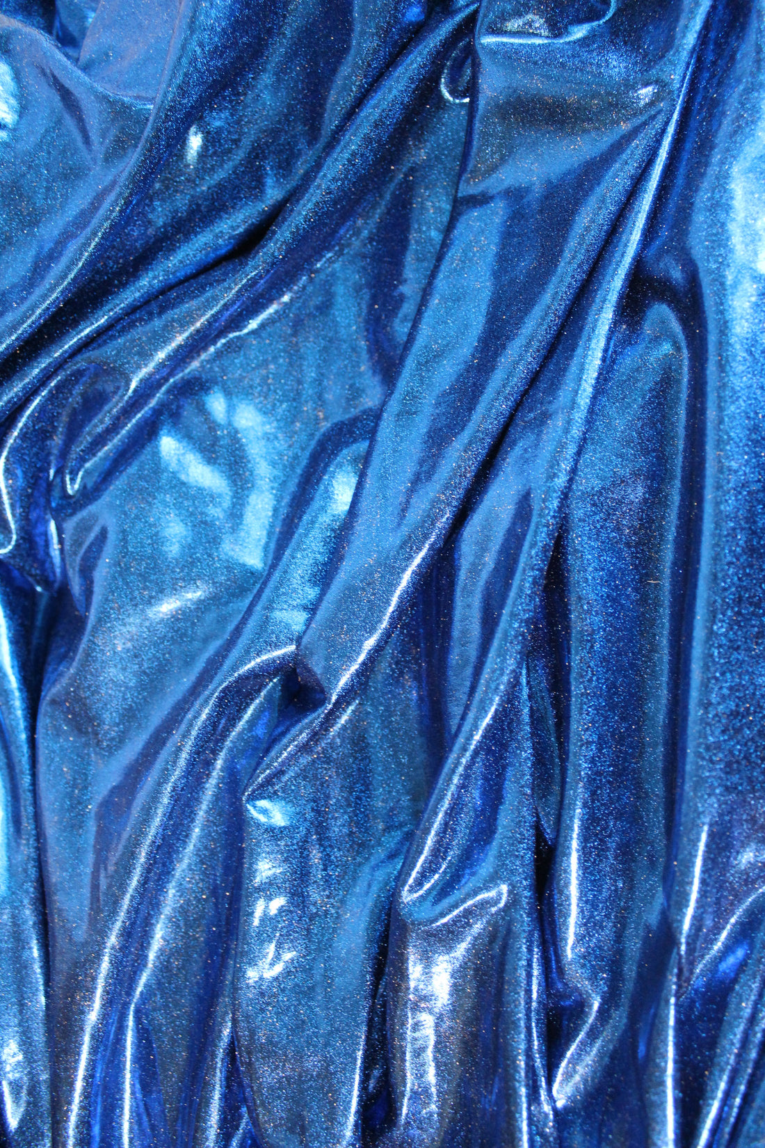 Blue Stretch Sparkle Fabric