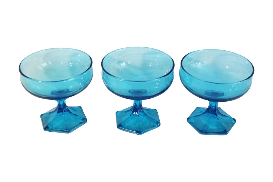 Blue Glass Goblets