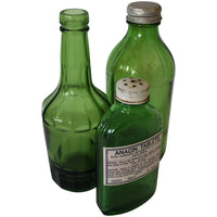Green Apothecary Bottles