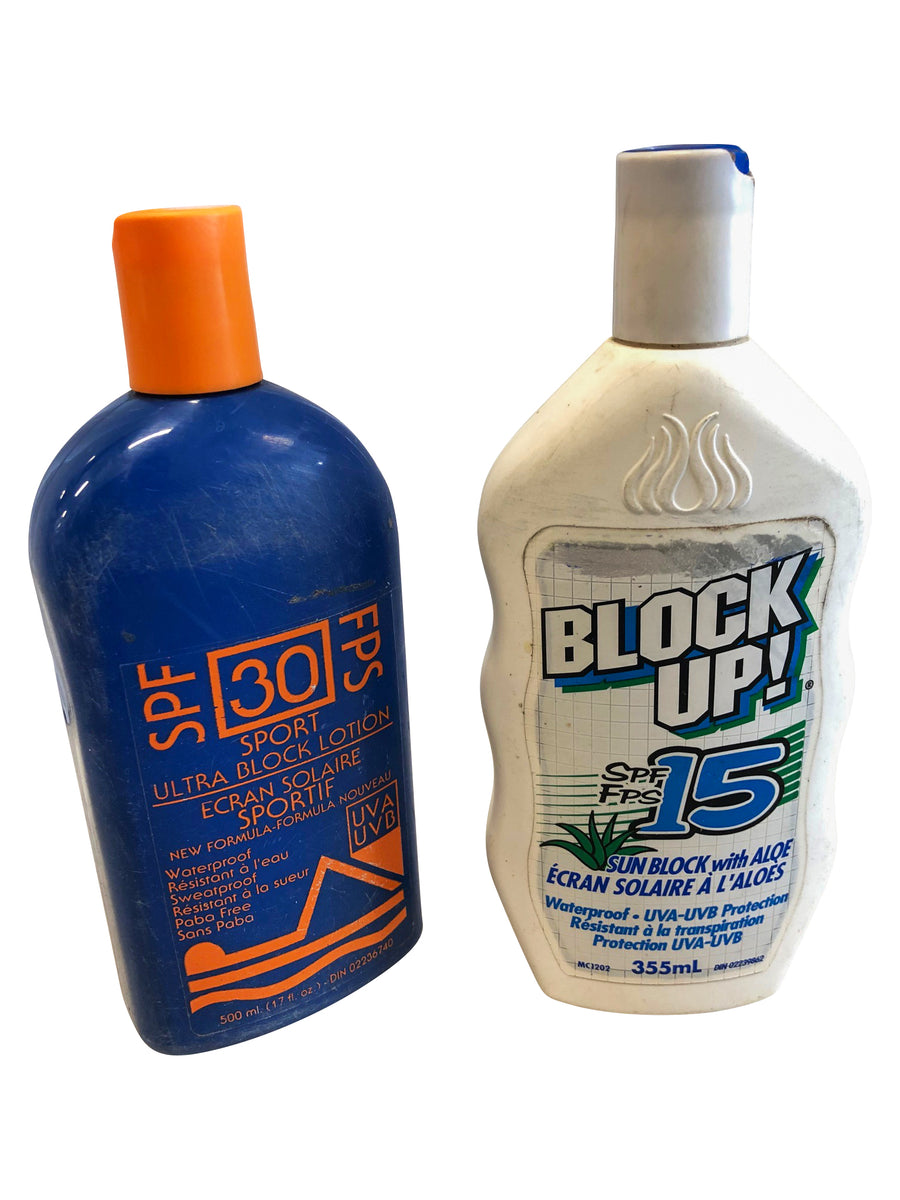 Vintage Sunscreen Bottles