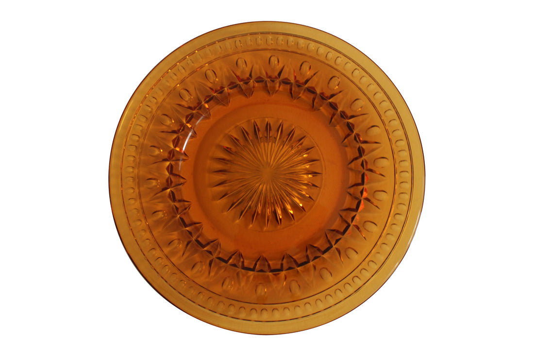 Amber Glass Plates