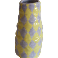 Diamond Checkered Vase