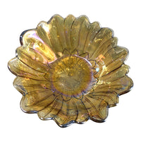 Carnival Glass Sunflower Dish