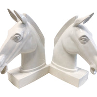 Ceramic Horse Bookends