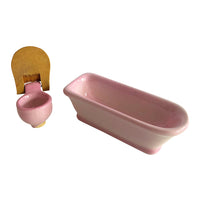 Miniature Bathtubs + Toilets