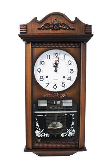 Pendulum Wall Clock with Calendar