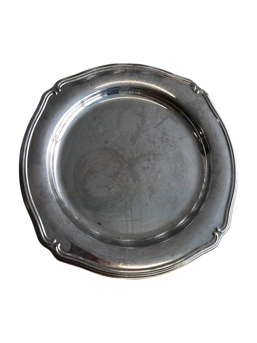 Round Silver Platter