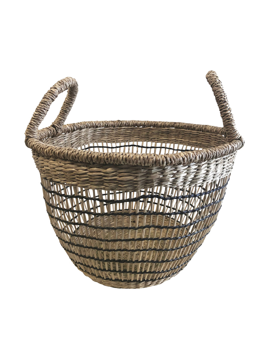 Wicker Basket with Handles