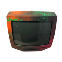 Spray-Painted TV